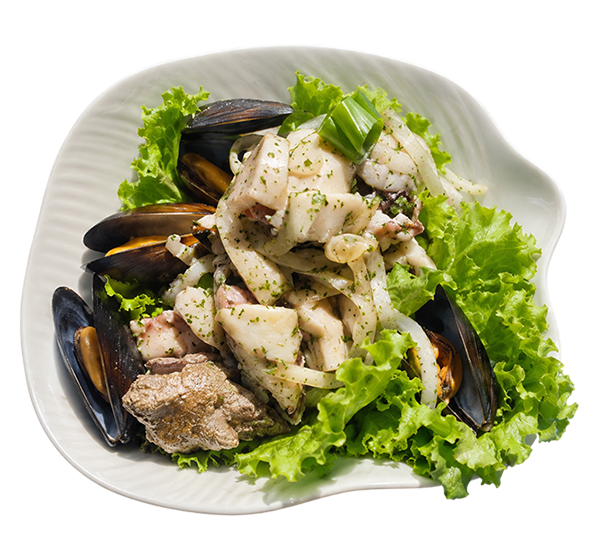 Moules et calmars Saint-Luce